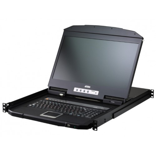 ATEN 8-Port USB HDMI Single Rail WideScreen LCD KVM Switch [CL3708/CL3716]