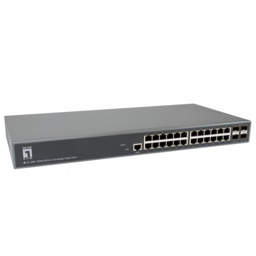 LevelOne 28-Port L3 Lite 10G Managed Switch [GTL-2885]