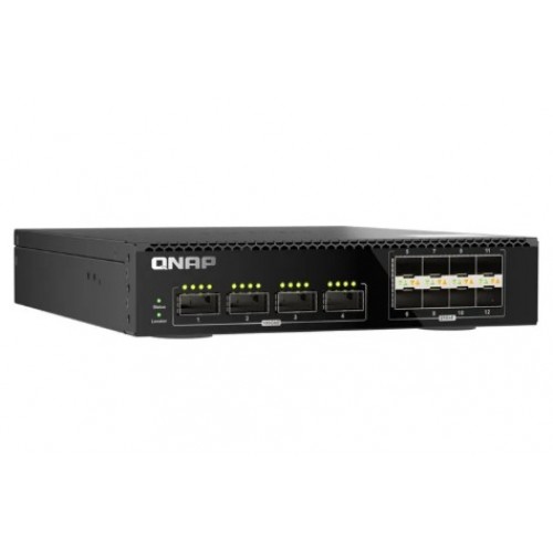 QNAP 4 Ports 100GbE + 8 Port 25GbE Layer 2 Managed Switch [QSW-M7308R-4X]