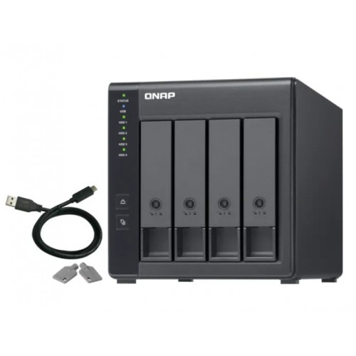 QNAP 4-Bay Direct Attached Storage with Hardware RAID [TR-004]