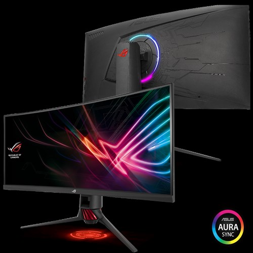 Asus ROG Strix XG35VQ Curved Gaming Monitor – 35 inch UWQHD (3440x1440), 100Hz, Adaptive-Sync(FreeSync™), Extreme Low Motion Blur(1ms MPRT)
